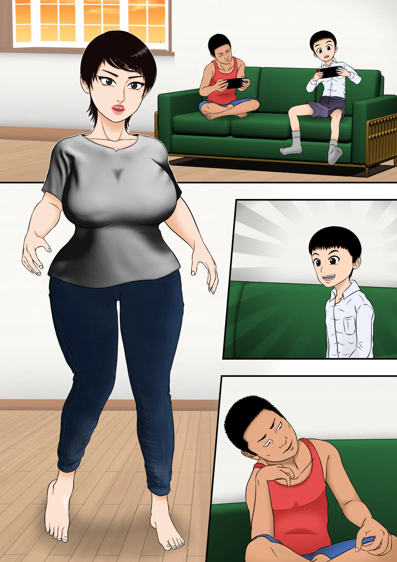 由美子おばちゃん、クソガキチ○ポに完全敗北 - 205473